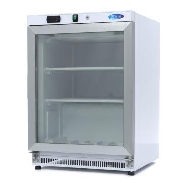 Congelator cu usa de sticla, capacitate 200 l, alb Maxima de la Clever Services SRL
