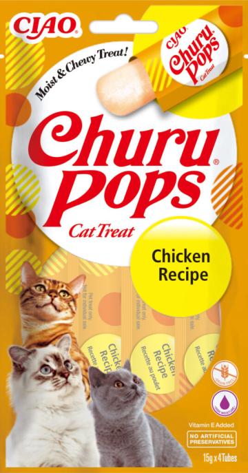 Hrana complementara Churu Pops pentru pisici reteta de pui