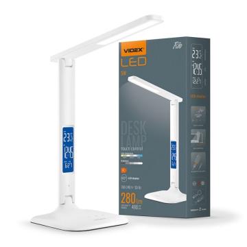 Lampa LED birou reglabila - Videx - Rio - alba