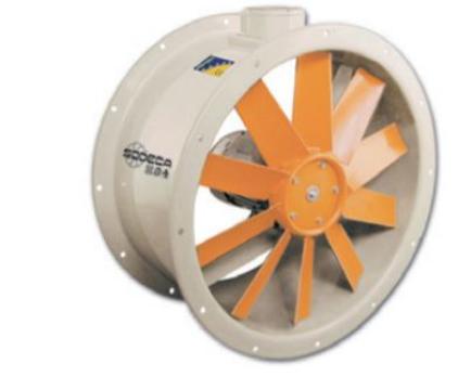 Ventilator axial duct HCT-100-4T-15/AL