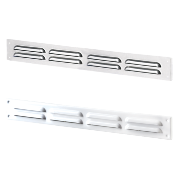 Grile  ventilatie Metal bended grille MVMPO 305*90 s A white de la Ventdepot Srl