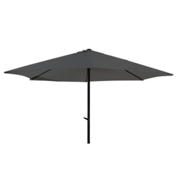 Umbrela soare cu mecanism rabatare 250 cm gri Raki