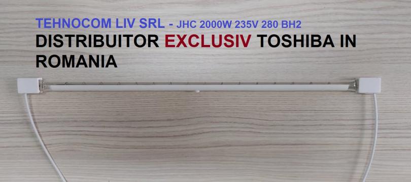 Lampa Toshiba 235V 2000W 280BfU cuptoare de la Tehnocom Liv Rezistente Electrice, Etansari Mecanice