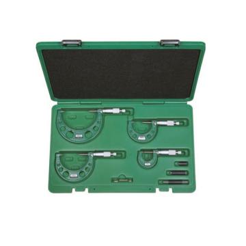 Set micrometru mecanic de exterior 0-100 mm / 4 piese