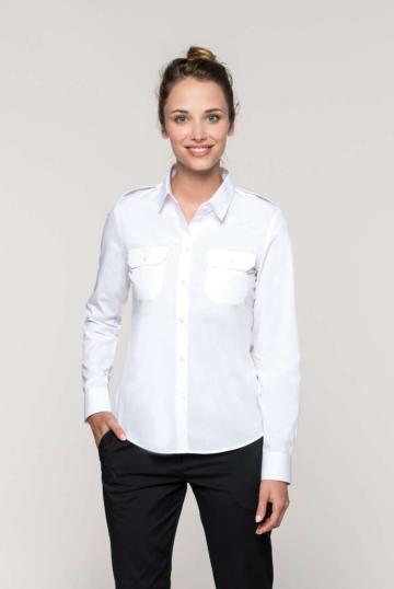 Bluza Ladies' long sleeve pilot shirt de la Top Labels