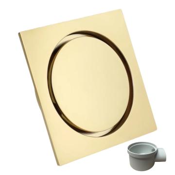 Sifon de pardoseala auriu 100x100 mm , Top Ceramic 13G de la Top Ceramic Design Srl