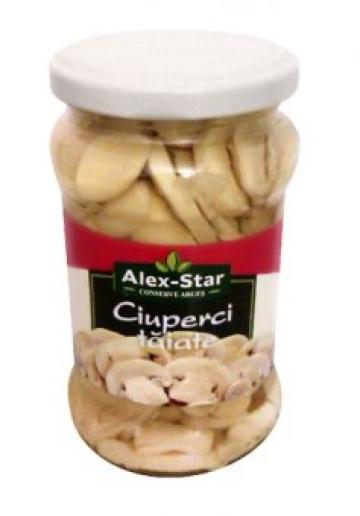 Ciuperci taiate Alex-Star 280g de la Supermarket Pentru Tine Srl