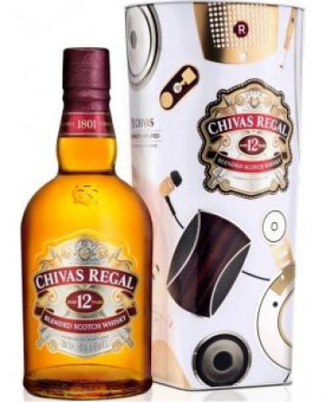 Whisky Chivas Regal 12 ani 0.7l, Alc. 40%, cutie metalica de la Supermarket Pentru Tine Srl