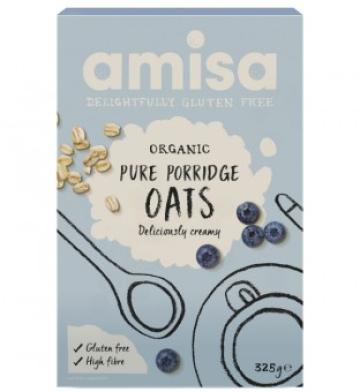 Porridge din ovaz fara gluten eco 325g Amisa