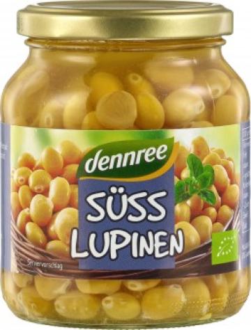 Boabe de lupin bio 340g Dennree