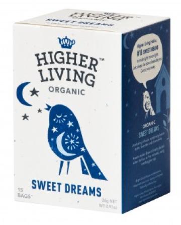 Ceai Sweet Dreams eco, 15 plicuri, Higher Living