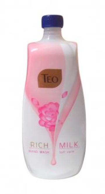 Sapun lichid Teo 800ml Rick Milk Soft Care, rezerva