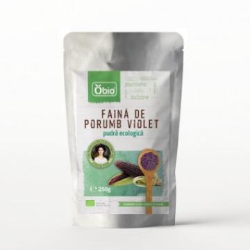 Faina de porumb violet, bio, 250g, Obio