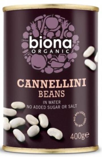 Fasole alba Cannellini bio 400g Biona de la Supermarket Pentru Tine Srl