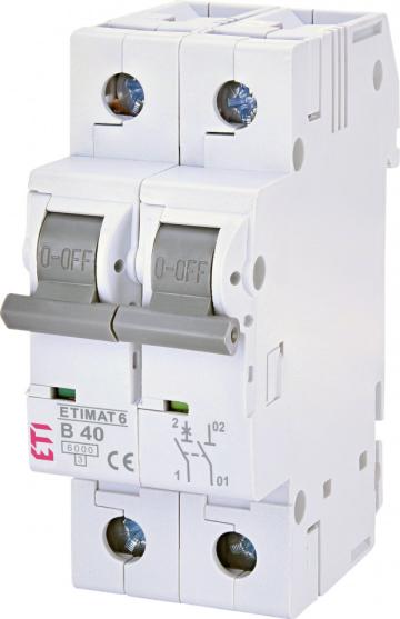 Siguranta automata dubla ETIMAT 6 1p+N B40 eti