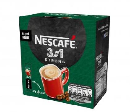 Cafea solubila Nescafe 3in1 Strong 14g, 24buc/cutie