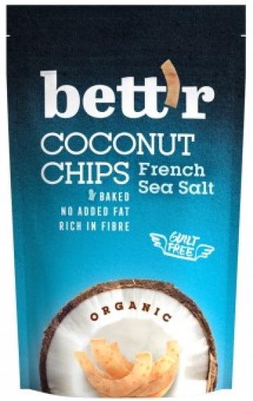 Chips de cocos cu sare eco 70g Bettr