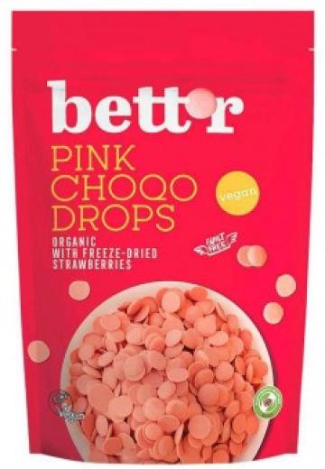 Dropsuri Choco drops roz bio 200g Bettr de la Supermarket Pentru Tine Srl