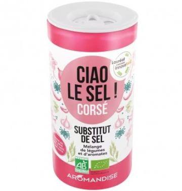 Inlocuitor de sare grunjoasa bio Ciao sare 70g, Aromandise