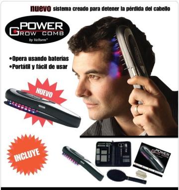 Perie cu tratament pentru cresterea parului Power Grow Comb