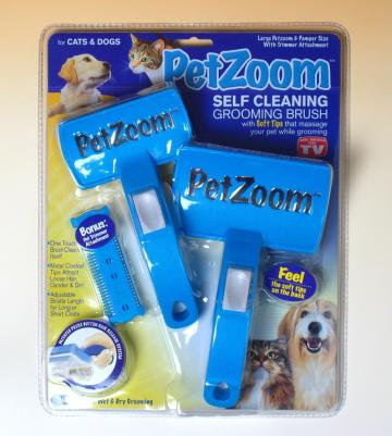 Perie dubla profesionala pentru animale Pet Zoom de la Startreduceri Exclusive Online Srl - Magazin Online Pentru C