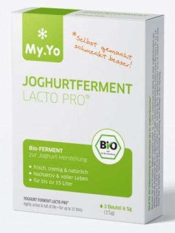 Ferment probiotic pentru iaurt bio Lacto Pro 15g My.Yo