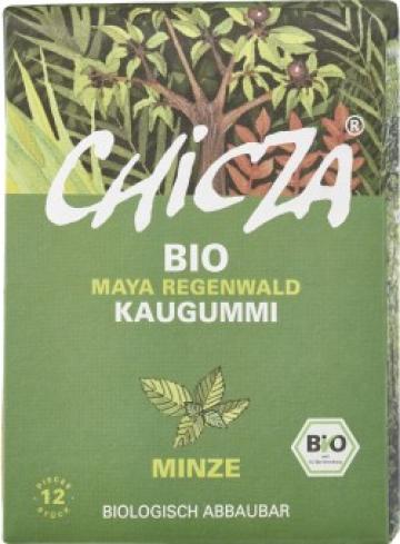 Guma de mestecat cu menta bio 30g Chicza de la Supermarket Pentru Tine Srl