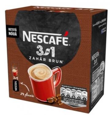 Zahar brun Nescafe 3in1 15g 24buc/cutie de la Supermarket Pentru Tine Srl