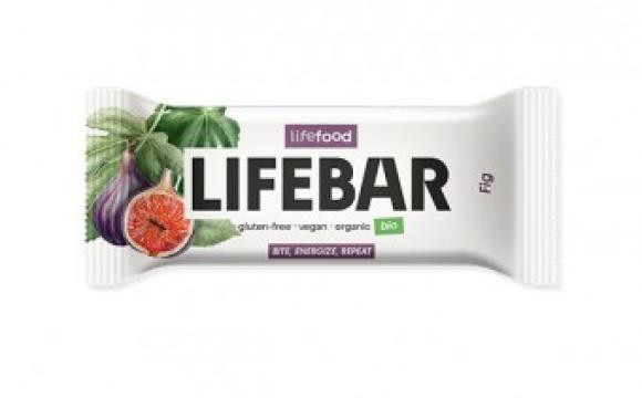 Baton cu smochine Lifebar, raw, bio, 40g