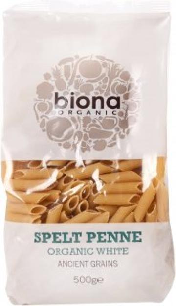 Penne din grau spelta integral eco 500g Biona