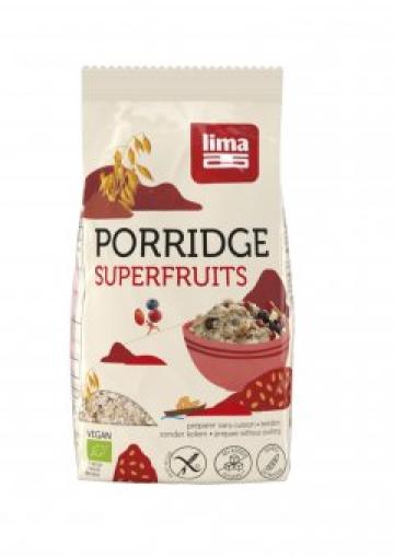 Porridge Express cu superfructe fara gluten bio 350g Lima