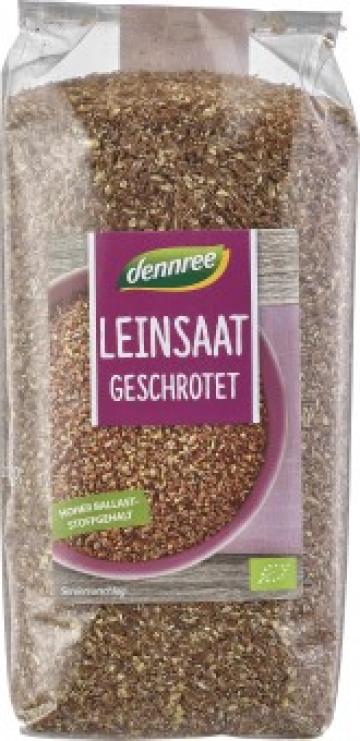 Seminte de in pisate bio 400g Dennree de la Supermarket Pentru Tine Srl