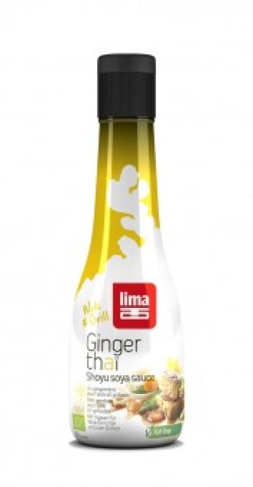 Sos de soia Shoyu Ginger Thai Eco 250ml Lima