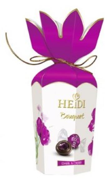 Praline cu ciocolata neagra si cirese Heidi Bouquet 120g de la Supermarket Pentru Tine Srl