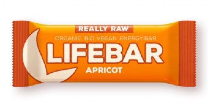 Baton cu caise raw eco Lifebar 47g