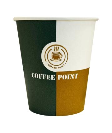 Pahar carton 8oz Coffee Point 50 buc