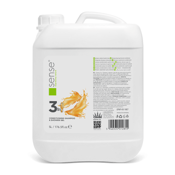 Sampon, balsam si gel de dus Sense 3 in 1, 5l de la Xtra Time Srl