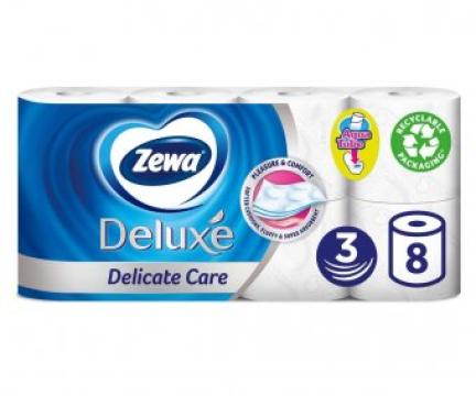 Hartie igienica Zewa Deluxe Delicate Care 3 straturi 8 role de la Supermarket Pentru Tine Srl