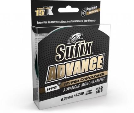 Fir pescuit Sufix Advance HMPE Hyper CoPolymer, clear, 300m