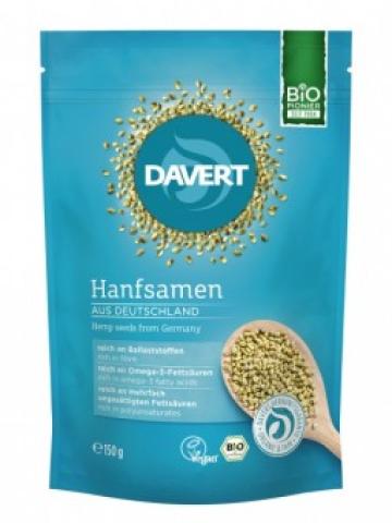 Seminte de canepa intregi origine Germania bio 150g Davert