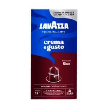 Capsule cafea Lavazza Crema e Gusto Ricco, note de ciocolata de la Emporio Asselti Srl