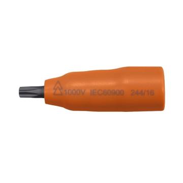 Cap cheie tubulara 1/4 izolat la 1000 V cu profil Torx, T50 de la Unior Tepid Srl