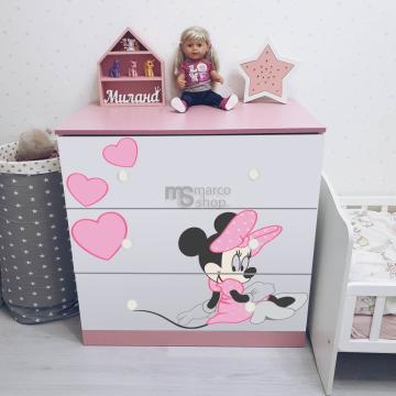 Comoda copii Minnie Mouse de la Marco Mobili Srl