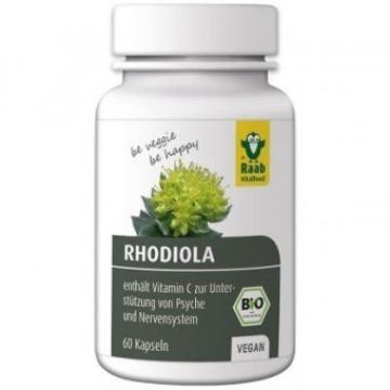 Supliment Rhodiola rosea bio 550mg, 60 capsule vegane Raab de la Supermarket Pentru Tine Srl