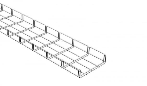 Canal cablu metalic 200x50mm din sarma mesh galvanizat lungi de la Ledo Line Srl