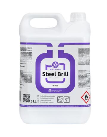 Solutie polish inox si suprafete cromate, Steel Brill, 5 L de la Bioclean Diacriss Srl