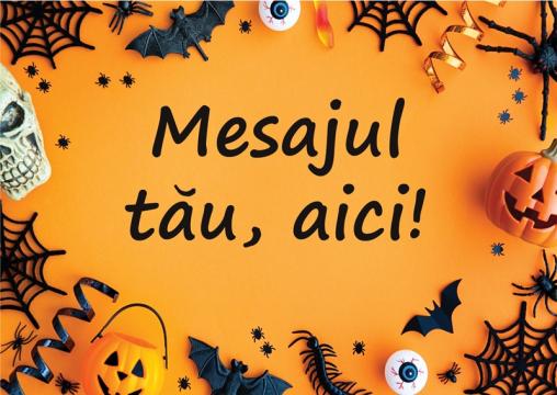 Vafa tort Halloween cu mesaj personalizat 1 - Lumea de la Lumea Basmelor International Srl