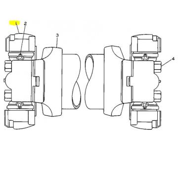 Cruce cardan buldozer CAT D10 9P0356