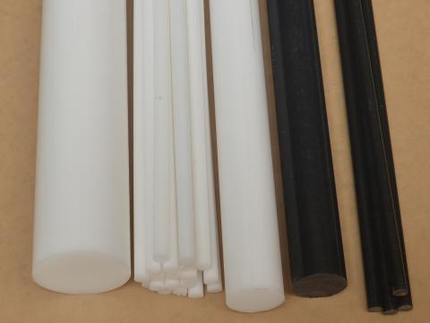 Bara poliacetal alb POM-C D60x1000 mm