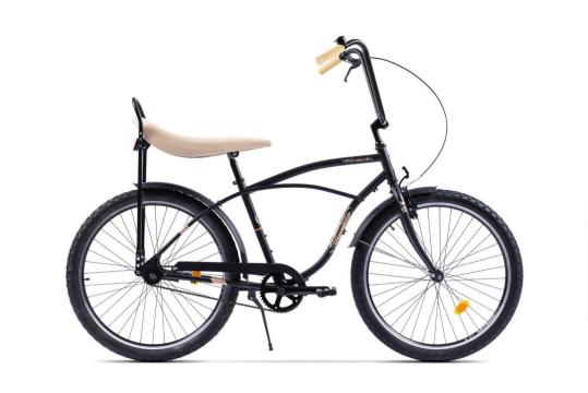 Bicicleta Pegas Strada 1 26'' otel 1S negru mat